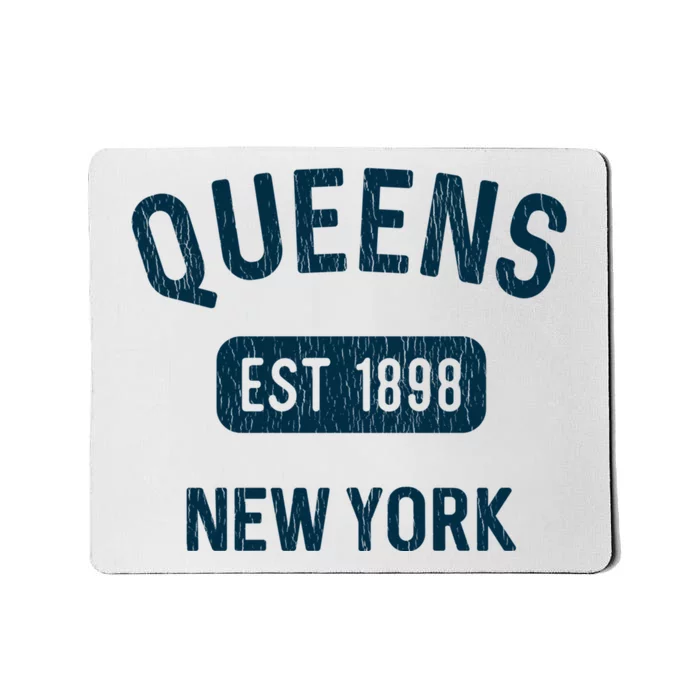 Vintage Queens Ny Nyc Gifts Souvenir Queens Est 1898 Mousepad