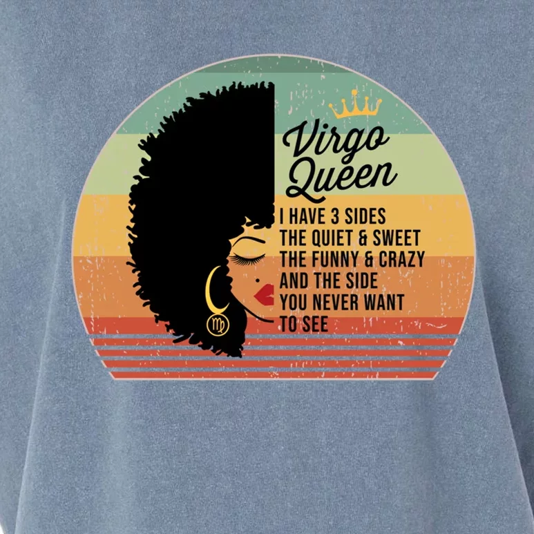 Virgo Queen Personality Qualities Melanin Great Gift Garment-Dyed Women's Muscle Tee