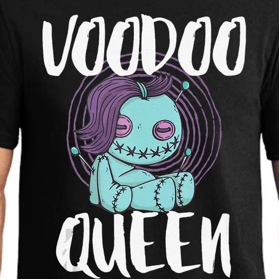 Voodoo Queen Pastel Goth Creepy Cute Voodoo Doll Pajama Set