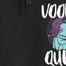 Voodoo Queen Pastel Goth Creepy Cute Voodoo Doll Dry Zone Grid Performance Polo