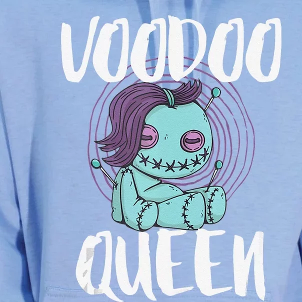 Voodoo Queen Pastel Goth Creepy Cute Voodoo Doll Unisex Surf Hoodie