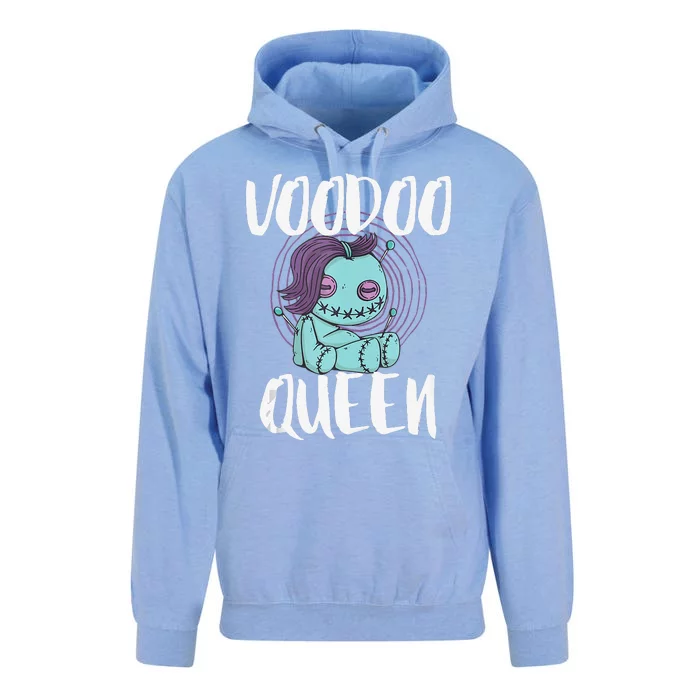 Voodoo Queen Pastel Goth Creepy Cute Voodoo Doll Unisex Surf Hoodie