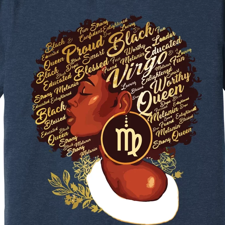 Virgo Queen Sweet As Candy Birthday Gift For Black Women Premium T-Shirt