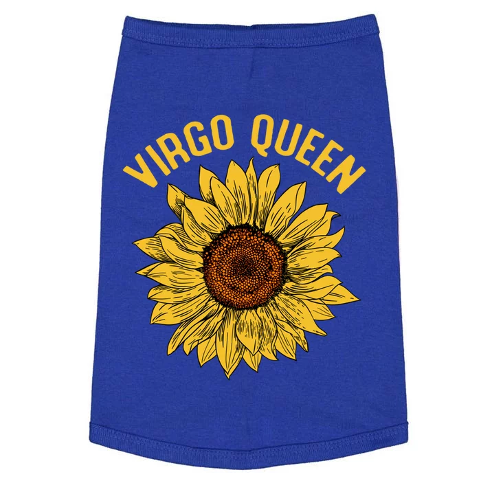 Virgo Queen Sunflower Birthday Gift Great Gift Doggie Tank