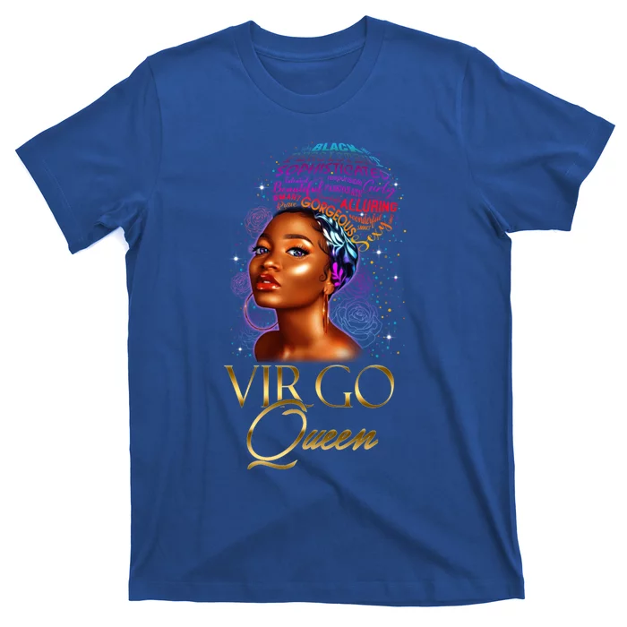 Virgo Queen September Phenoally Black Birthday Gift T-Shirt