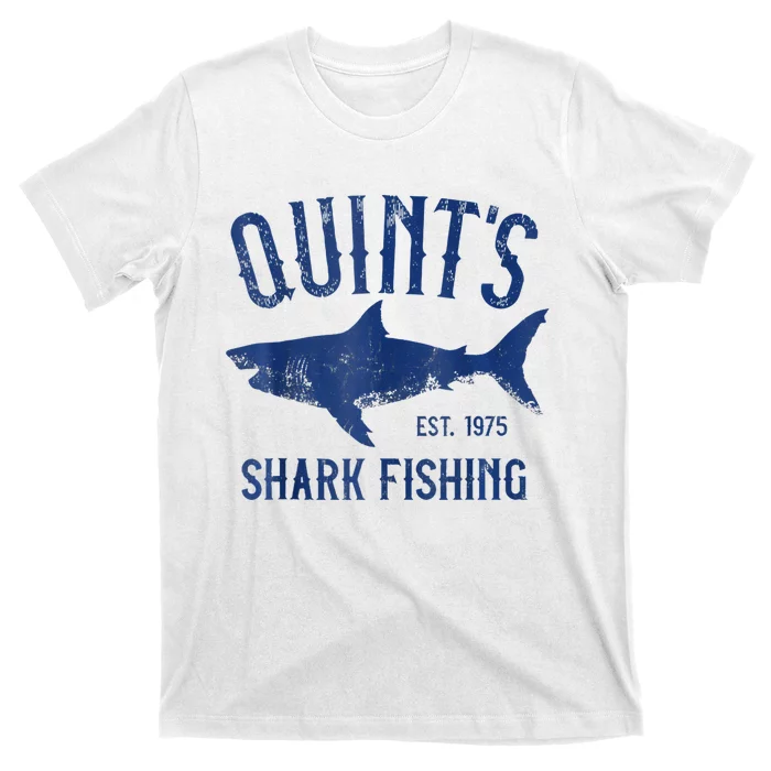 Vintage QuintS Shark Fishing 1975 Retro T-Shirt