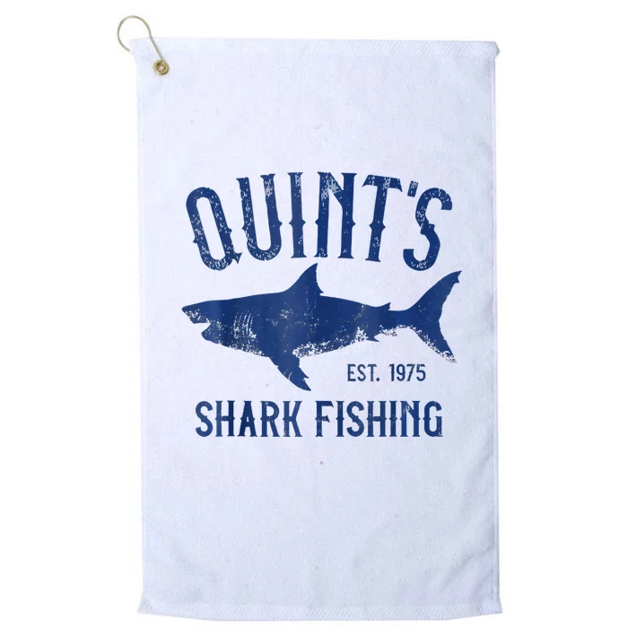 Vintage QuintS Shark Fishing 1975 Retro Platinum Collection Golf Towel