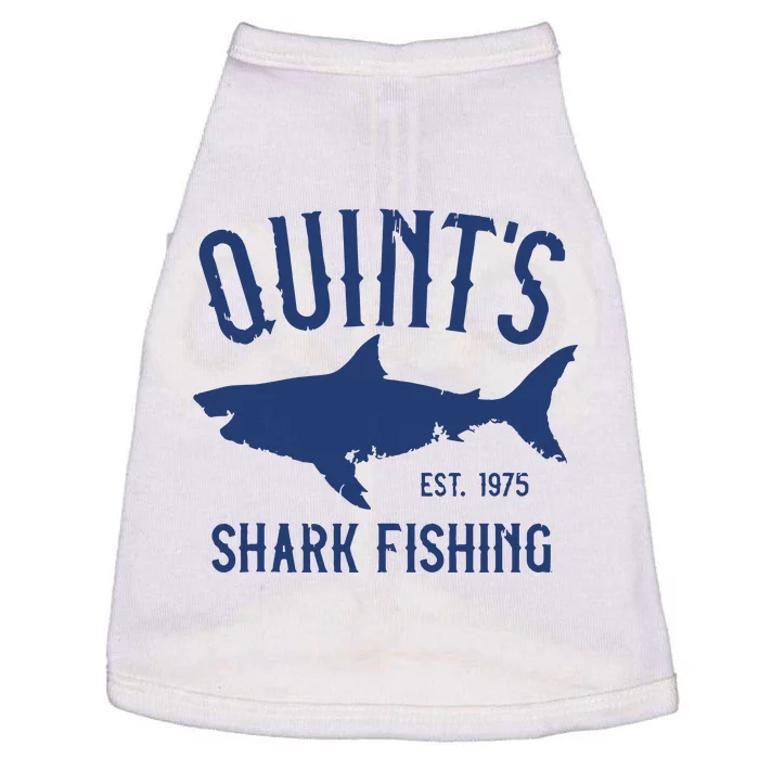 Vintage Quints Shark Fishing 1975 Retro Doggie Tank