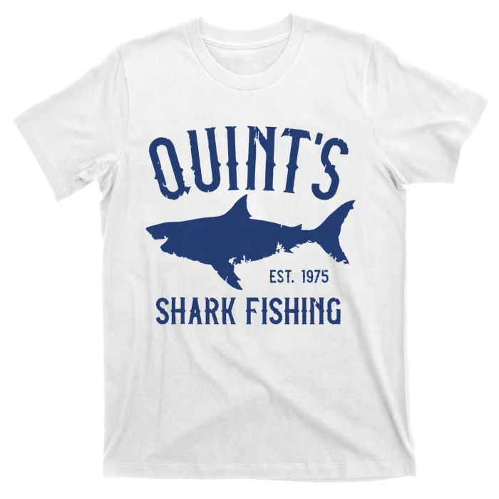 Vintage Quints Shark Fishing 1975 Retro T-Shirt