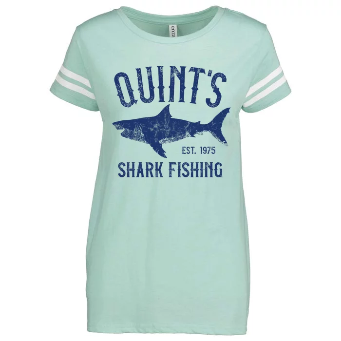 Vintage QuintS Shark Fishing 1975 Retro Enza Ladies Jersey Football T-Shirt