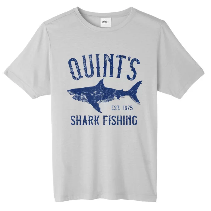 Vintage QuintS Shark Fishing 1975 Retro ChromaSoft Performance T-Shirt