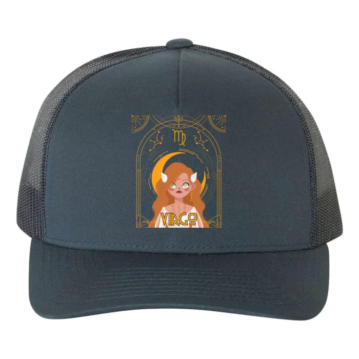 Virgo Queen Virgo Birthday Zodiac Astrological Signs Gift Yupoong Adult 5-Panel Trucker Hat