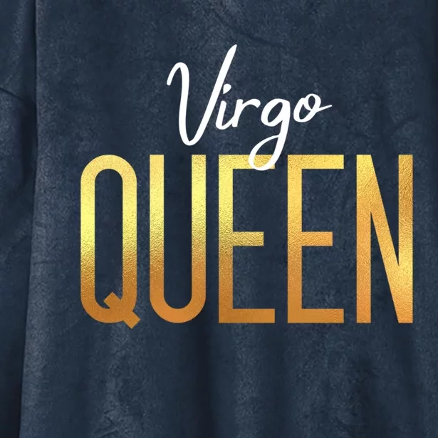 Virgo Queen / Virgo Birthday Month Astrology Sign Gift Hooded Wearable Blanket