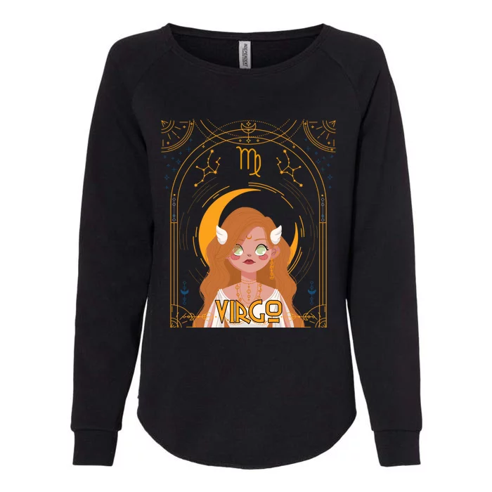 Virgo Queen Virgo Birthday Zodiac Astrological Signs Meaningful Gift Womens California Wash Sweatshirt