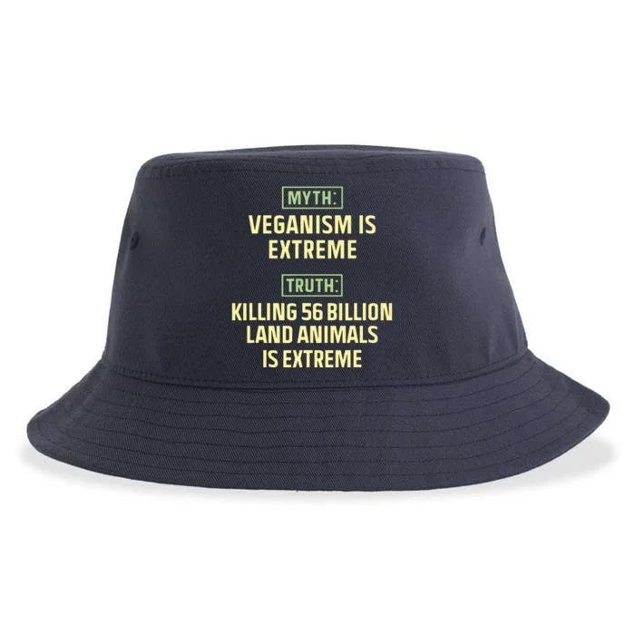 Vegan Quote Sustainable Bucket Hat