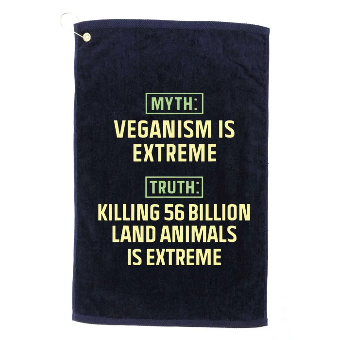 Vegan Quote Platinum Collection Golf Towel