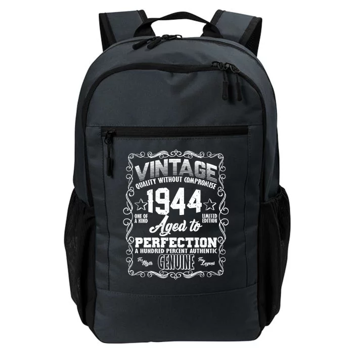 Vintage Quality Without Compromise Aged To Perfection 1944 80th Birthday Daily Commute Backpack