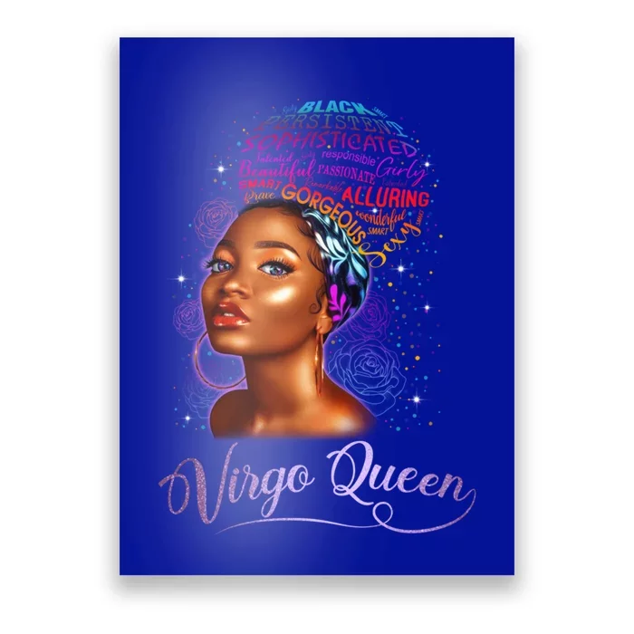 Virgo Queen Zodiac Gift August September Diva Birthday Gift Poster