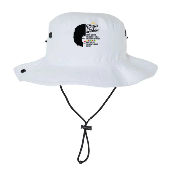 Virgo Queen Zodiac Personality Qualities Black Gift Legacy Cool Fit Booney Bucket Hat