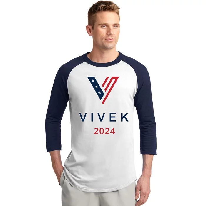 Vivek Ramaswamy 2024 Presidential Campaign Baseball Sleeve Shirt