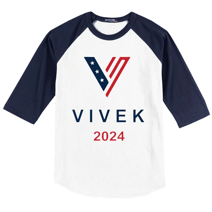 Vivek Ramaswamy 2024 Presidential Campaign Baseball Sleeve Shirt