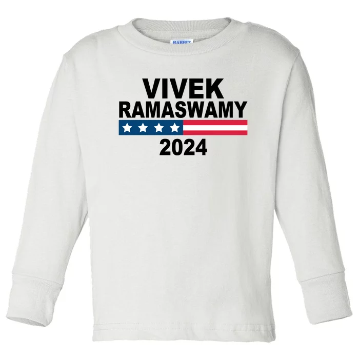 Vivek Ramaswamy 2024 Election Toddler Long Sleeve Shirt