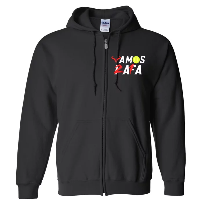 Vamos Rafa 21 Rafael Nadal Tennis Lover Full Zip Hoodie