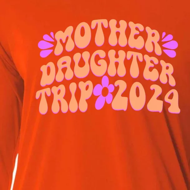 Vintage Retro 60S Mother Daughter Trip 2024 Cooling Performance Long Sleeve Crew