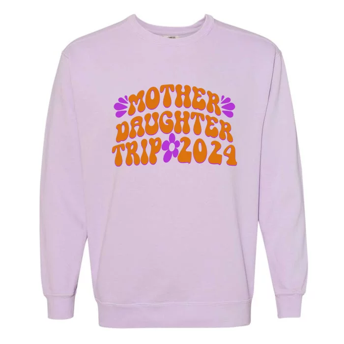 Vintage Retro 60S Mother Daughter Trip 2024 Garment-Dyed Sweatshirt