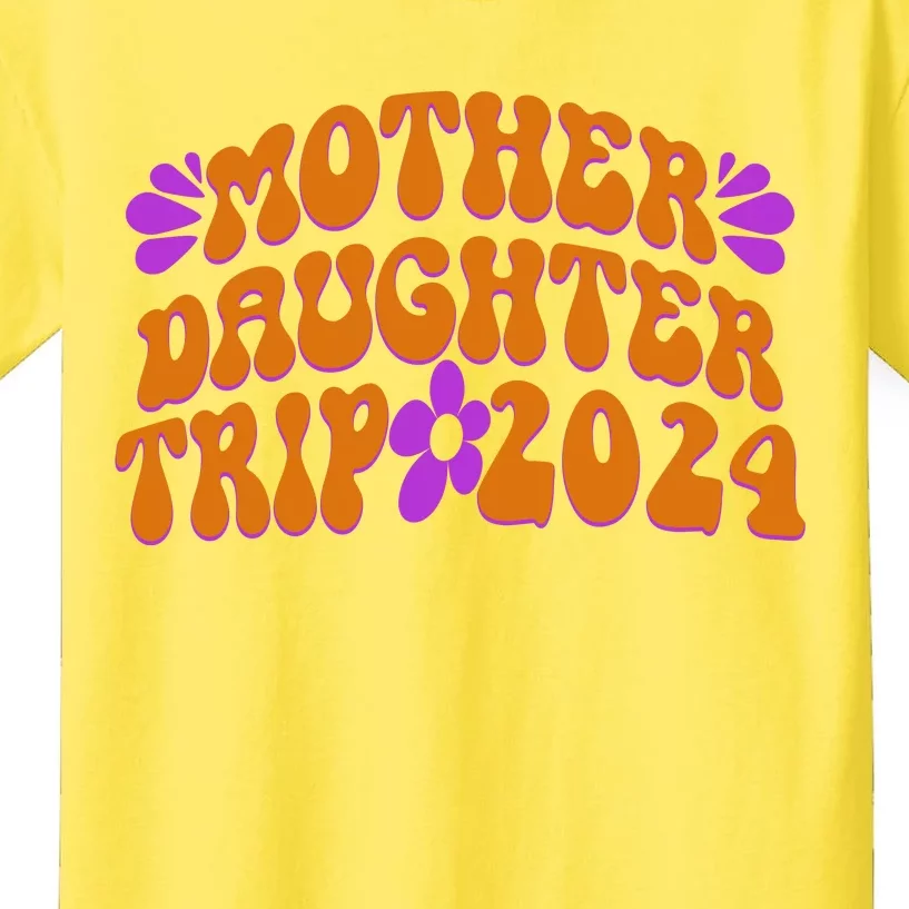 Vintage Retro 60S Mother Daughter Trip 2024 Kids T-Shirt