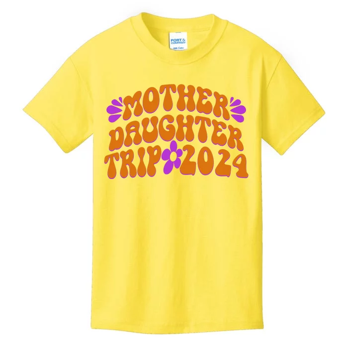 Vintage Retro 60S Mother Daughter Trip 2024 Kids T-Shirt