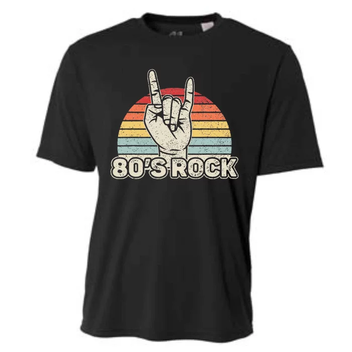 Vintage Retro 80s Rock Band Cooling Performance Crew T-Shirt