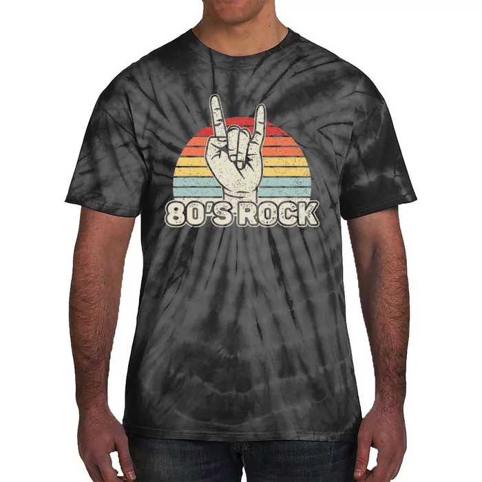 Vintage Retro 80s Rock Band Tie-Dye T-Shirt