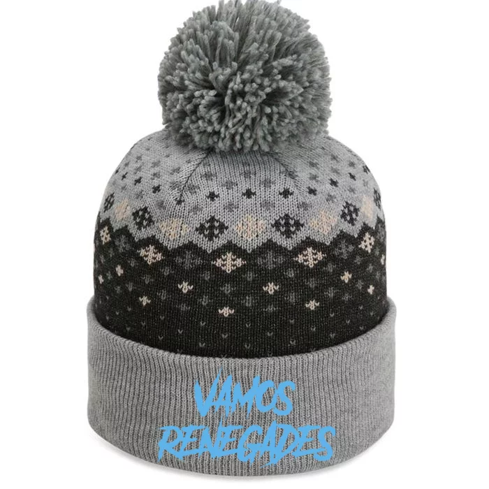 Vamos Renegades Arlington Football Tailgate The Baniff Cuffed Pom Beanie