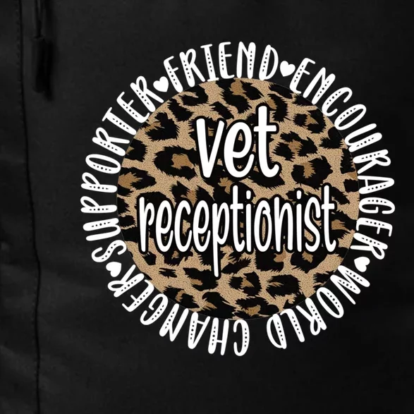 Vet Receptionist Appreciation Veterinary Receptionist Meaningful Gift Daily Commute Backpack