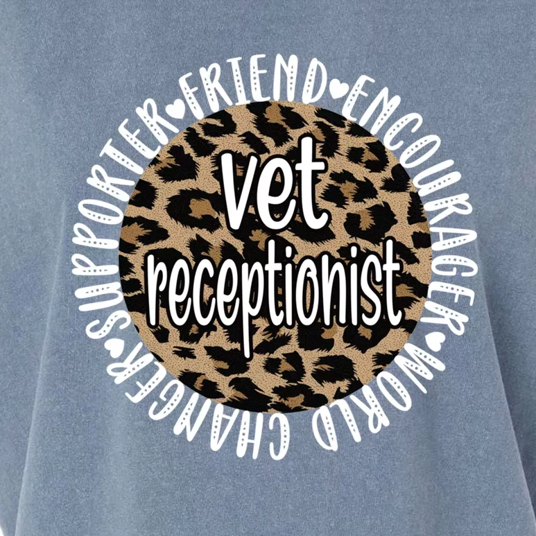 Vet Receptionist Appreciation Veterinary Receptionist Meaningful Gift Garment-Dyed Women's Muscle Tee