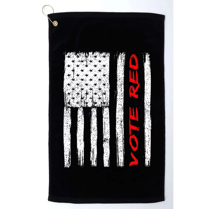 Vote Red American Flag ProRepublican Platinum Collection Golf Towel