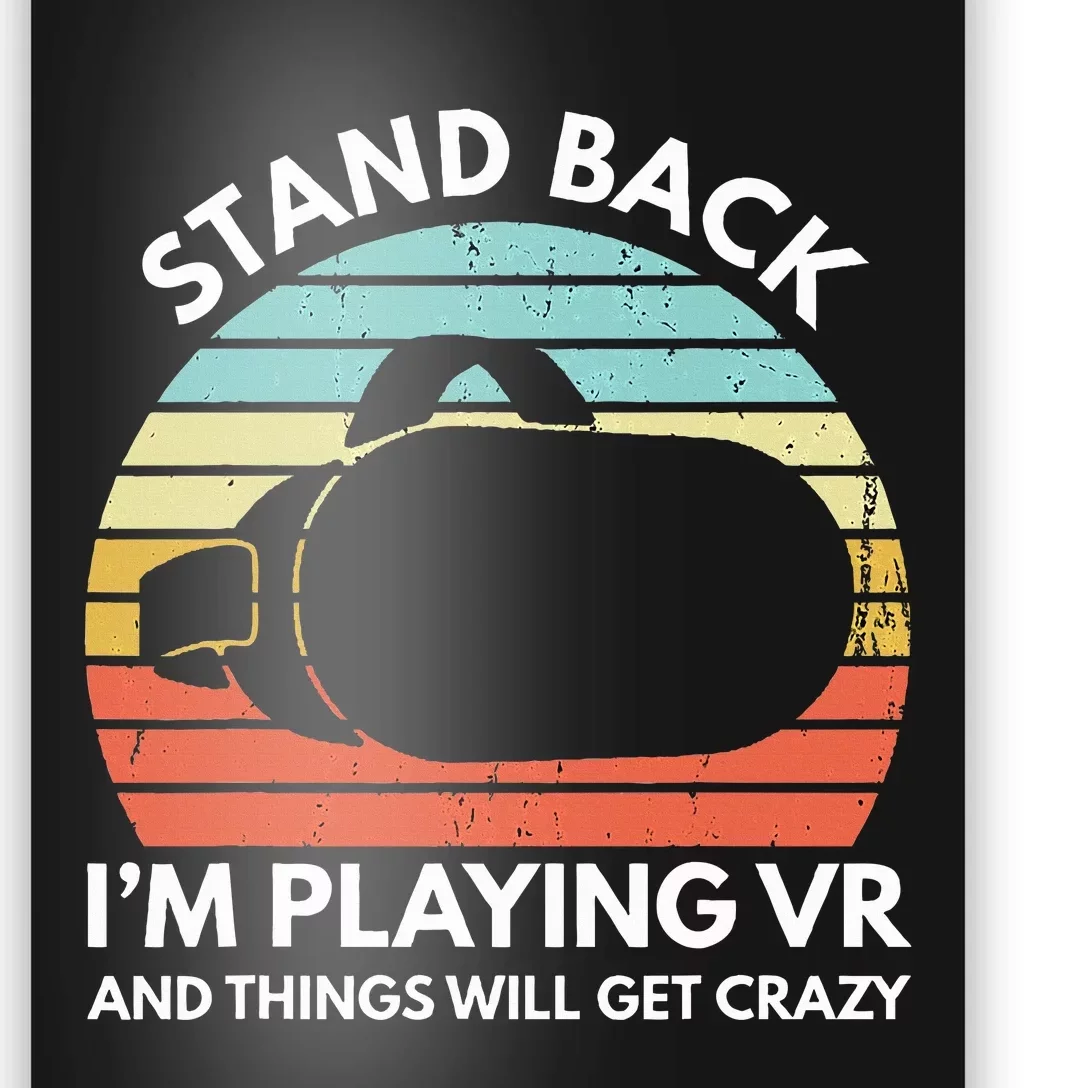 Virtual Reality Athlete Funny VR Gamer Saying Poster