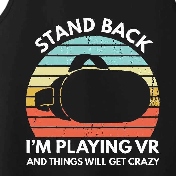 Virtual Reality Athlete Funny VR Gamer Saying Performance Tank