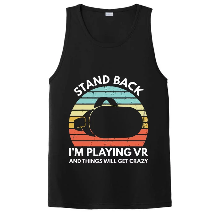 Virtual Reality Athlete Funny VR Gamer Saying Performance Tank