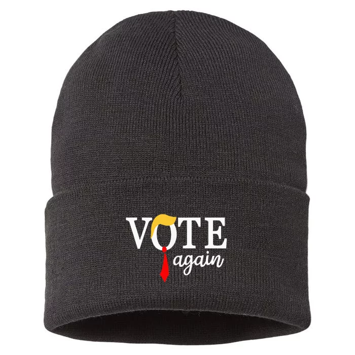 Vote Republican Again Presidential Election 2024 Sustainable Knit Beanie