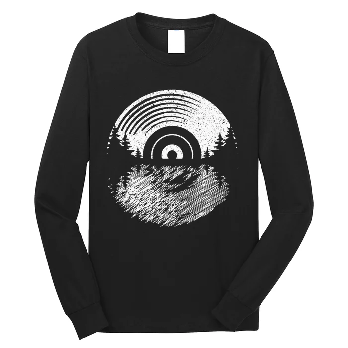 Vinyl Record Album Classic Music Player Lover Audiophile Long Sleeve Shirt