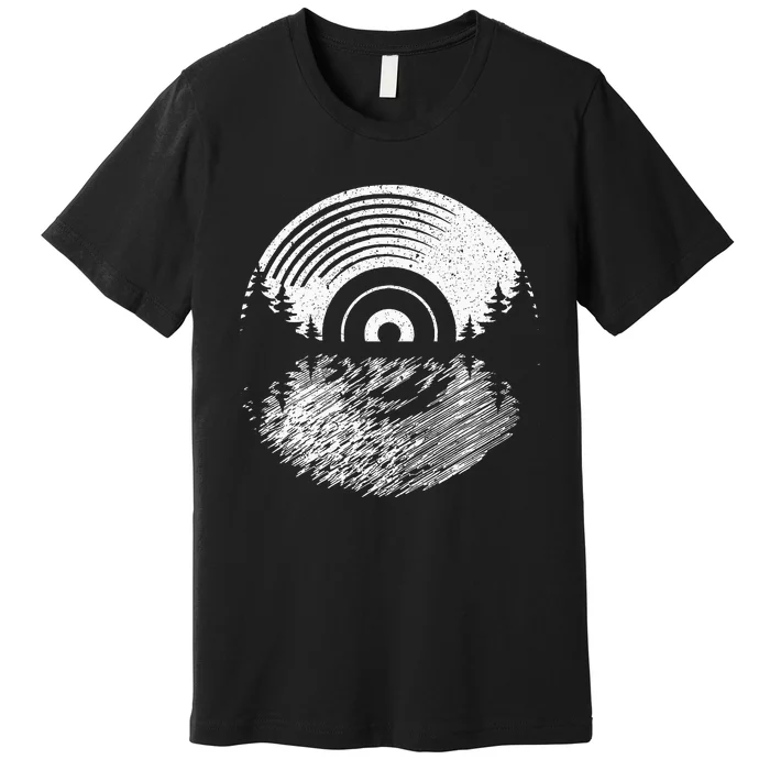 Vinyl Record Album Classic Music Player Lover Audiophile Premium T-Shirt