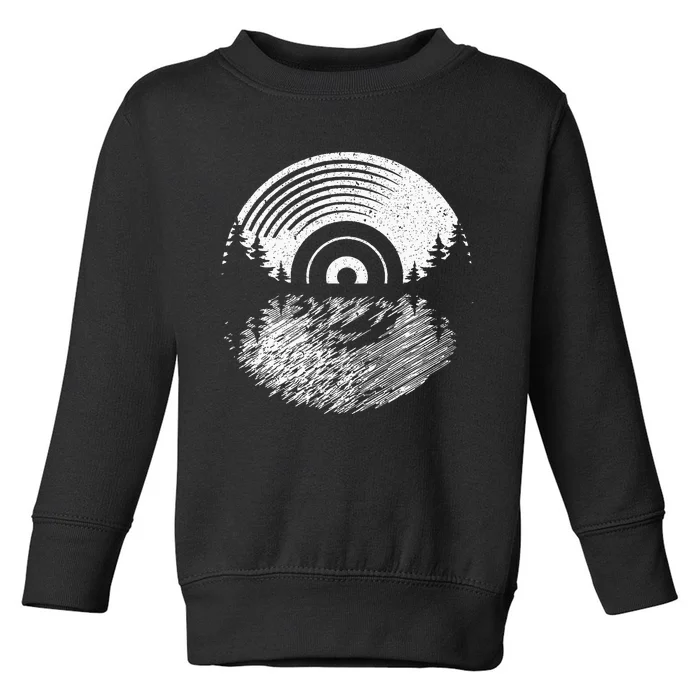 Vinyl Record Album Classic Music Player Lover Audiophile Toddler Sweatshirt