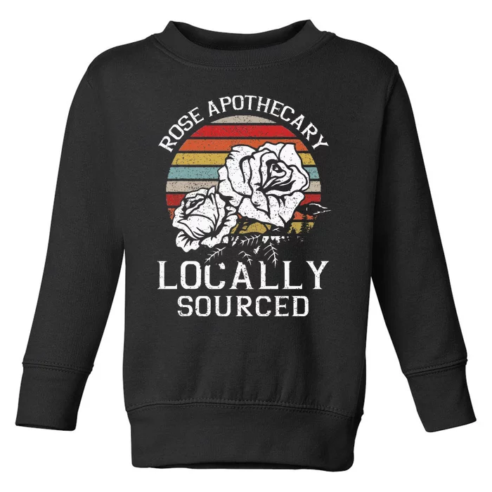 Vintage Rose Apothecary Locally Sourced Rose Lovers Toddler Sweatshirt