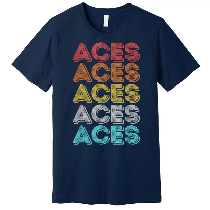 Vintage Retro Aces Premium T-Shirt