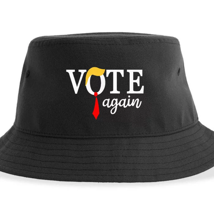 Vote Republican Again Presidential Election 2024 Vote Red Sustainable Bucket Hat