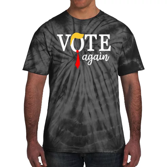 Vote Republican Again Presidential Election 2024 Vote Red Tie-Dye T-Shirt