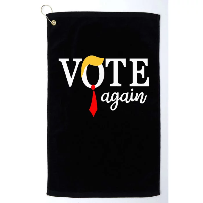 Vote Republican Again Presidential Election 2024 Vote Red Platinum Collection Golf Towel