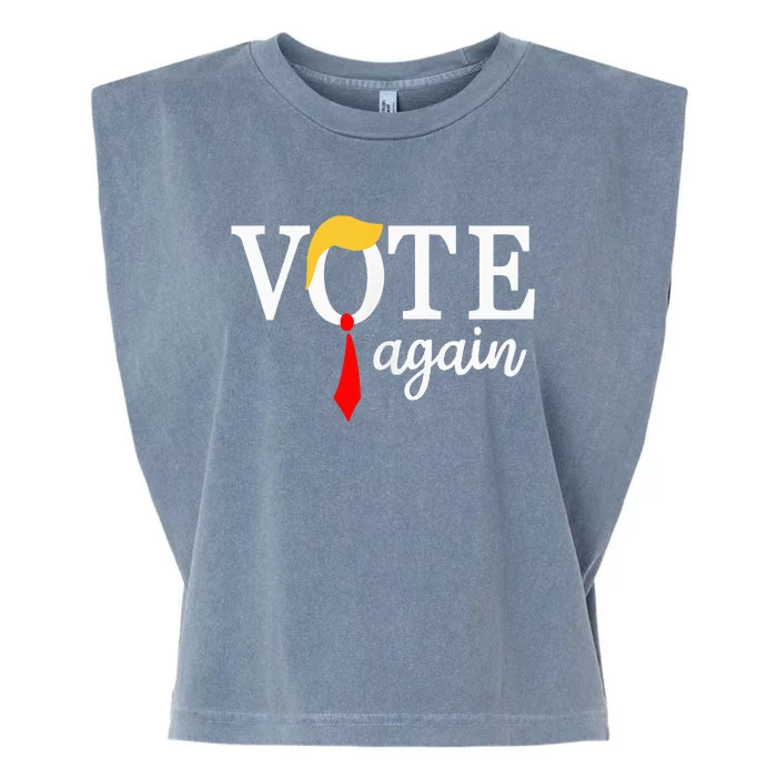 Vote Republican Again Presidential Election 2024 Vote Red Garment-Dyed Women's Muscle Tee